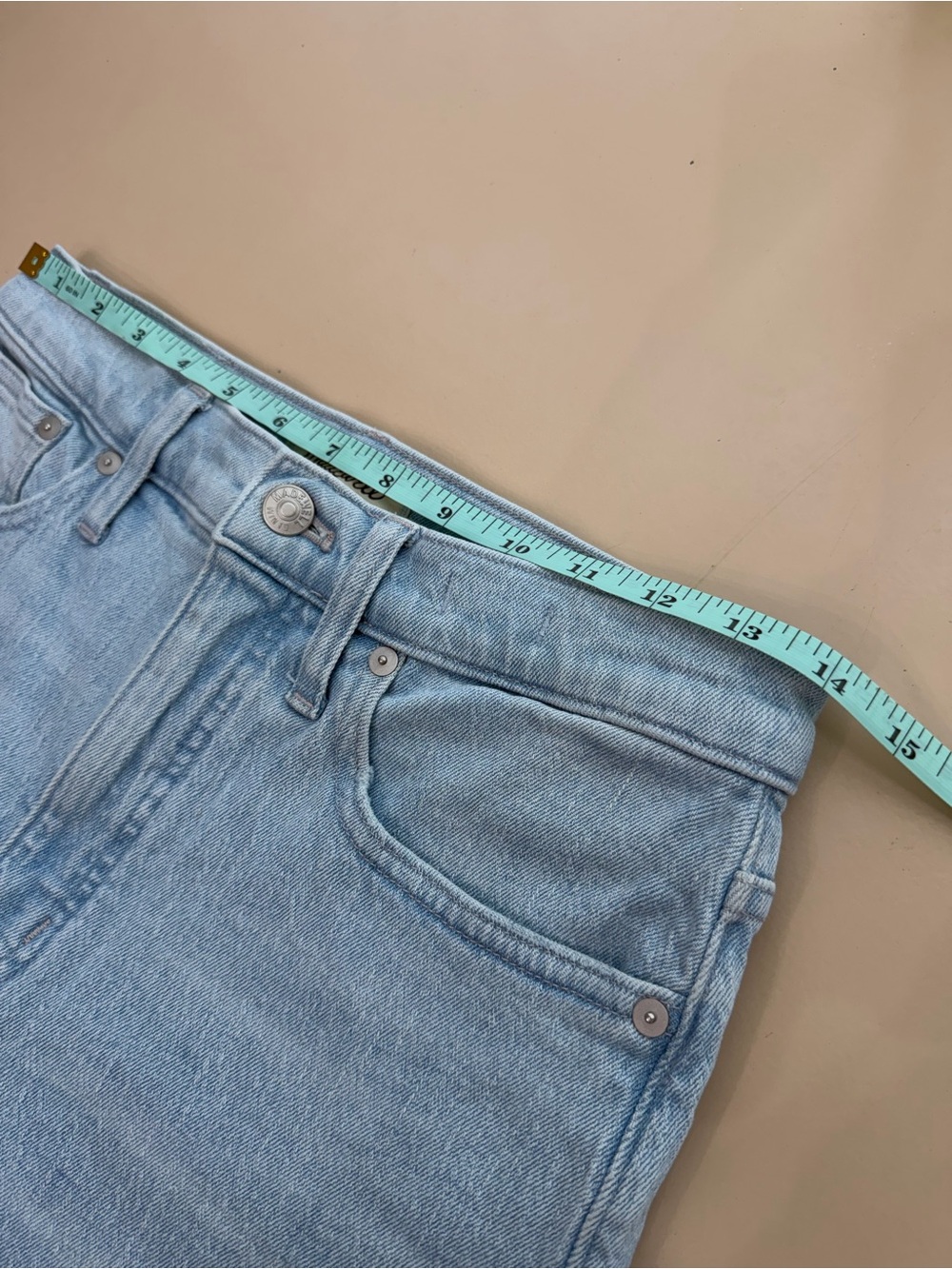 Madewell The Perfect Vintage Wide Leg Crop Jeans High Rise Women’s Size 27 - Picture 4 of 15